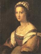 Andrea del Sarto Portrait of the Artist's Wife oil painting on canvas